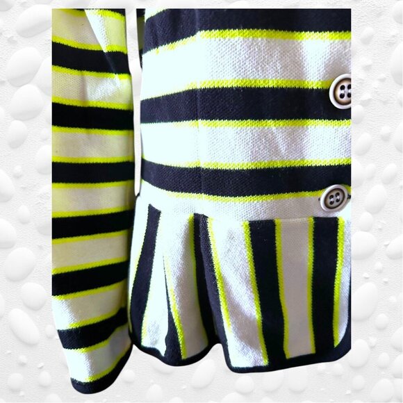 **Very Cute & Cozy Striped Knitted Jacket - Style & Co, Size Medium** - Picture 7 of 9